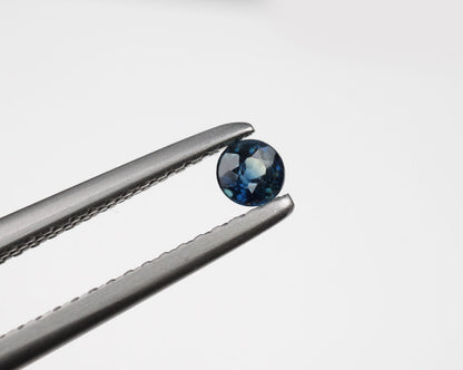Safir blå rund 3mm 0.17 ct
