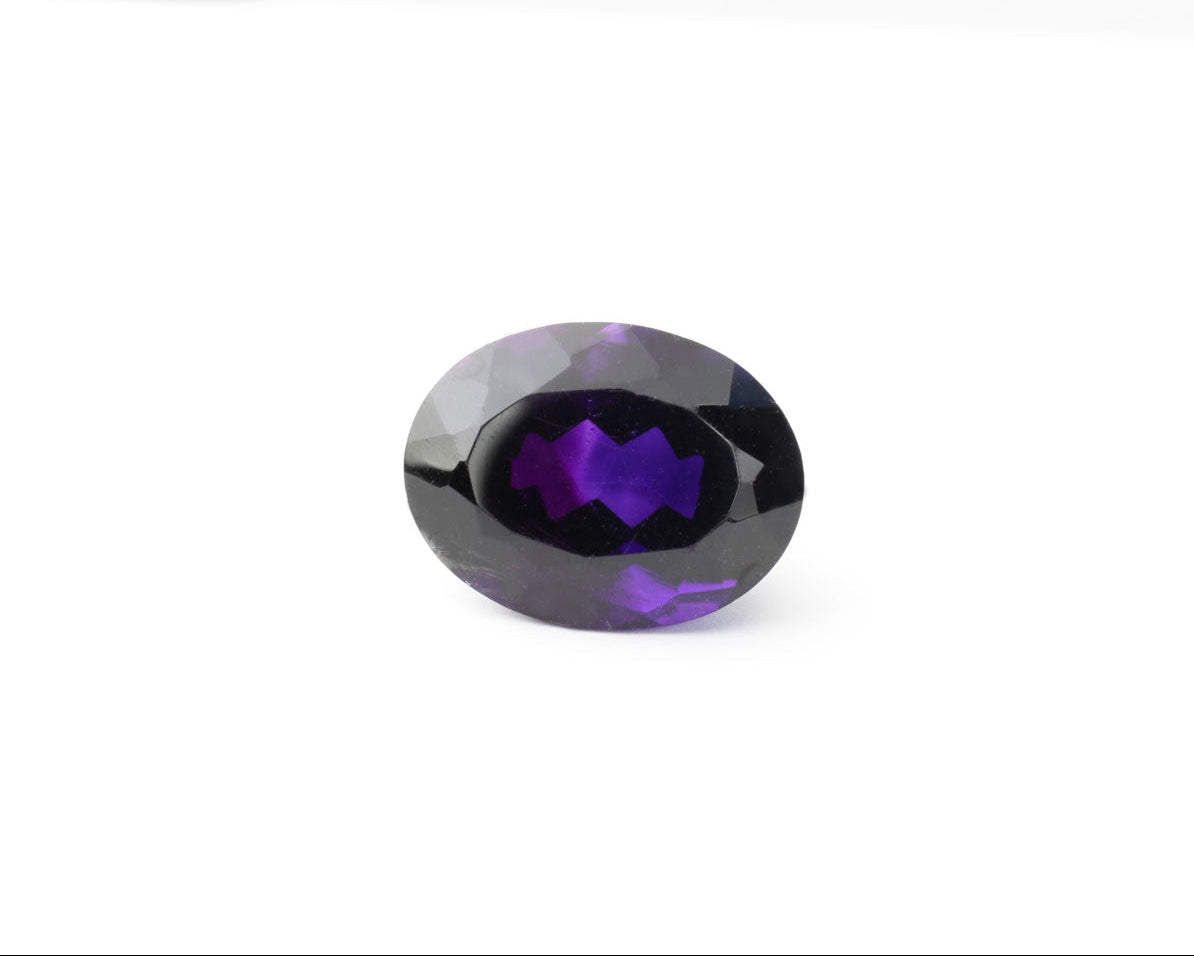 Amethyst oval 17 mm 13.7 ct