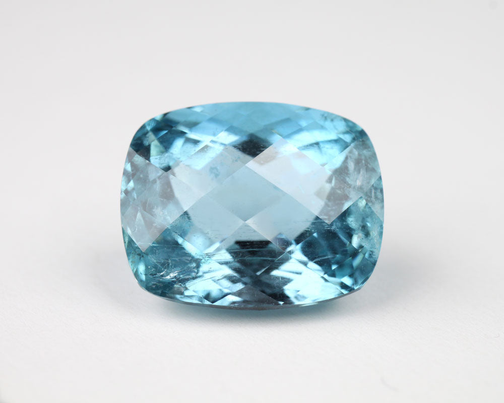 Aquamarine cushion 13.3 ct