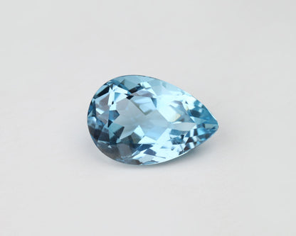 Aquamarine pear 17 mm 9.1 ct