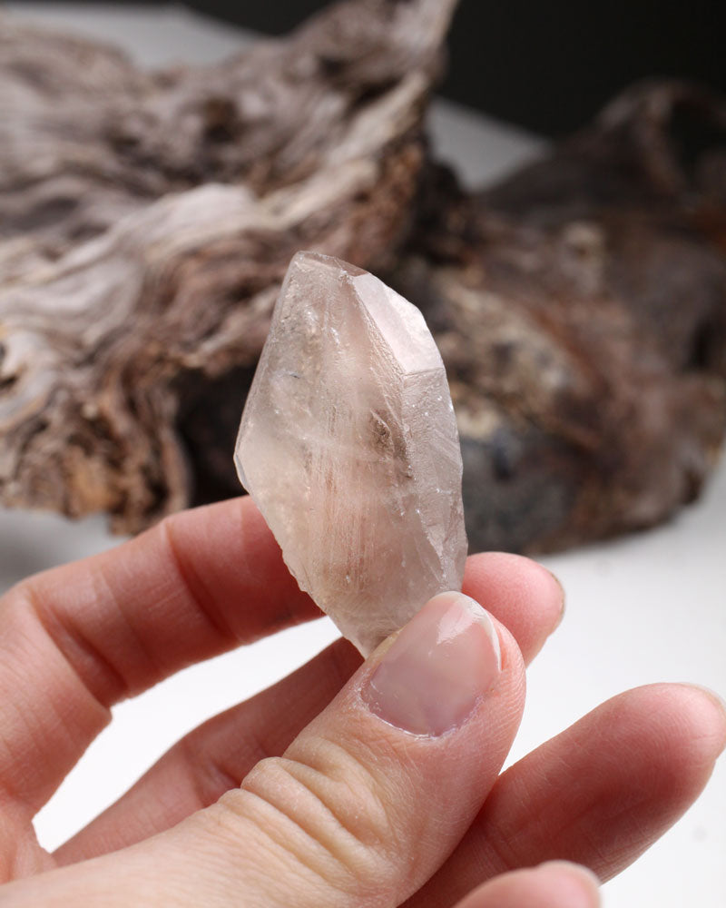 Lemurian Smokey Quartz Crystal 24 gr