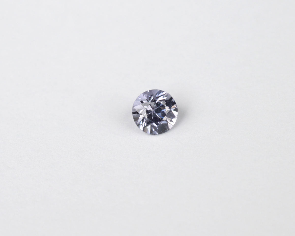 Spinel round purple 0.12 ct