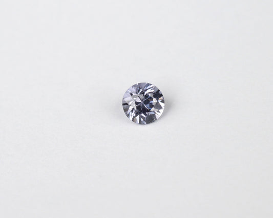 Spinel round purple 0.12 ct