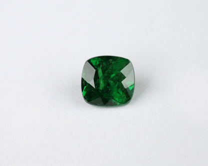 Tsavorite granatgrön 5 mm fyrkantig 0,8 ct