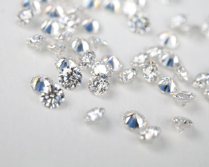 Diamond White round 2 mm 0.03 ct Lab grown