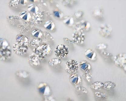 Diamond White round 2 mm 0.03 ct Lab grown