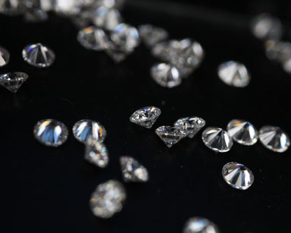 Diamond White round 2 mm 0.03 ct Lab grown