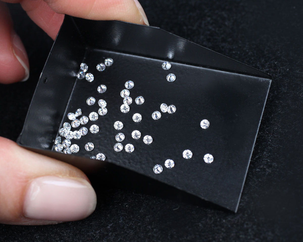 Diamond White round 2 mm 0.03 ct Lab grown
