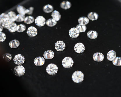 Diamond White round 2 mm 0.03 ct Lab grown