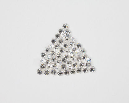 Diamond White round 2 mm 0.03 ct Lab grown