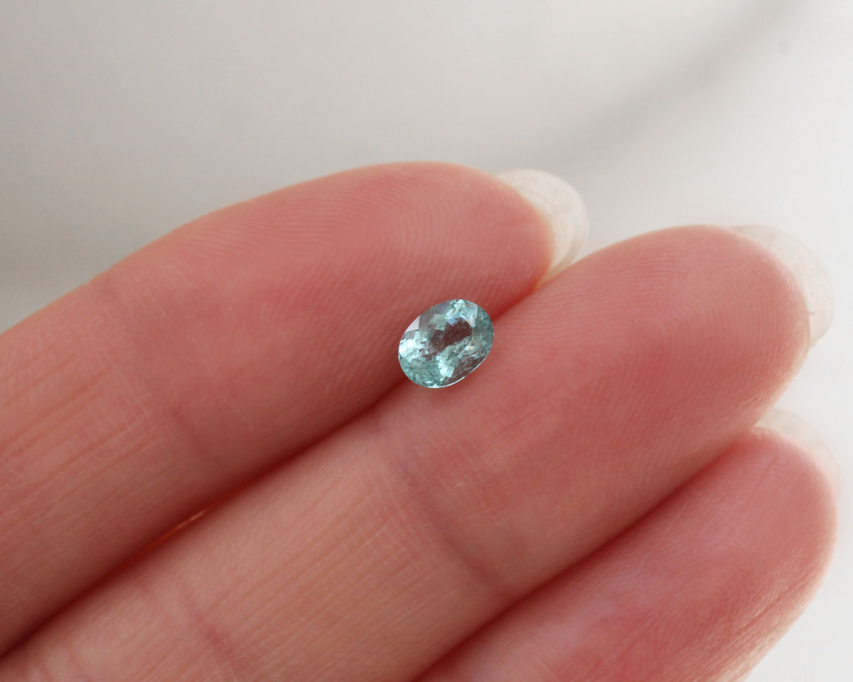 Paraiba Turmalin 5,7 mm 0,44 ct