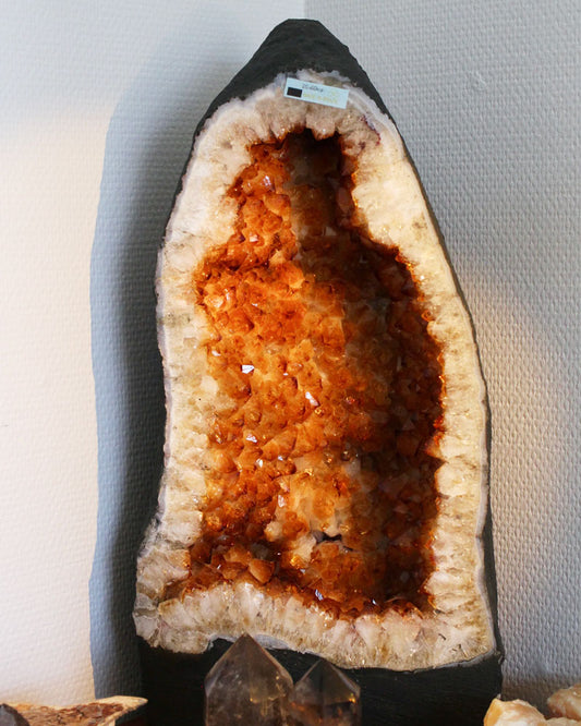 Citrine geode
