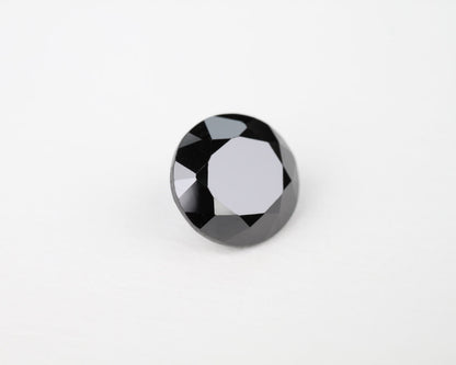 Black diamond round 8 mm 3.75 ct