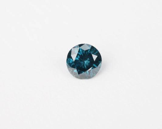 Blue Diamond round 6 mm 1 ct