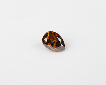 Diamond Cognac drop 5 mm 0.4 ct