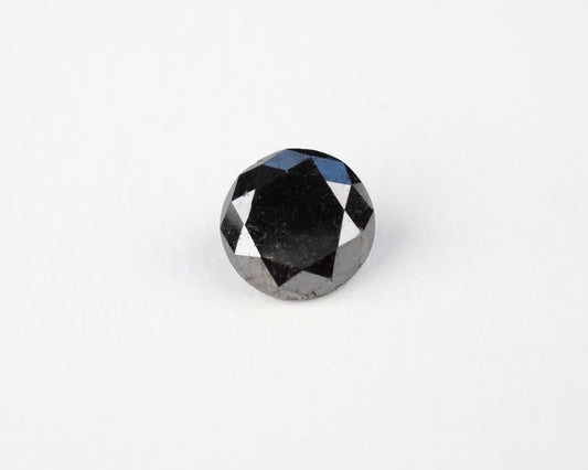 Black Diamond round 7.5 mm 2.1 ct