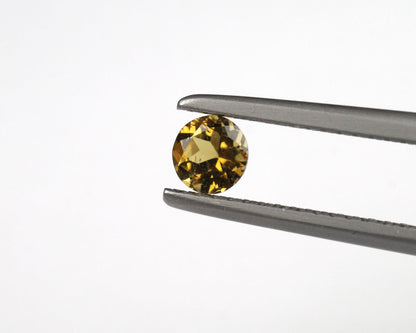 Turmalin rund gul 4,3 mm