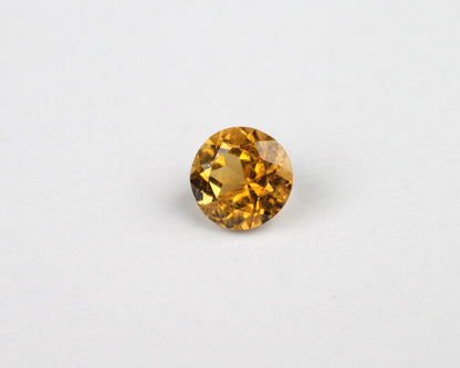 Tourmaline round orange 4.1 mm