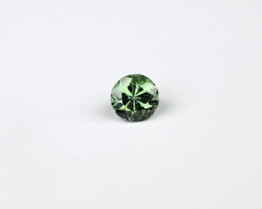 Turmalingrön rund 4 mm 0,33 ct