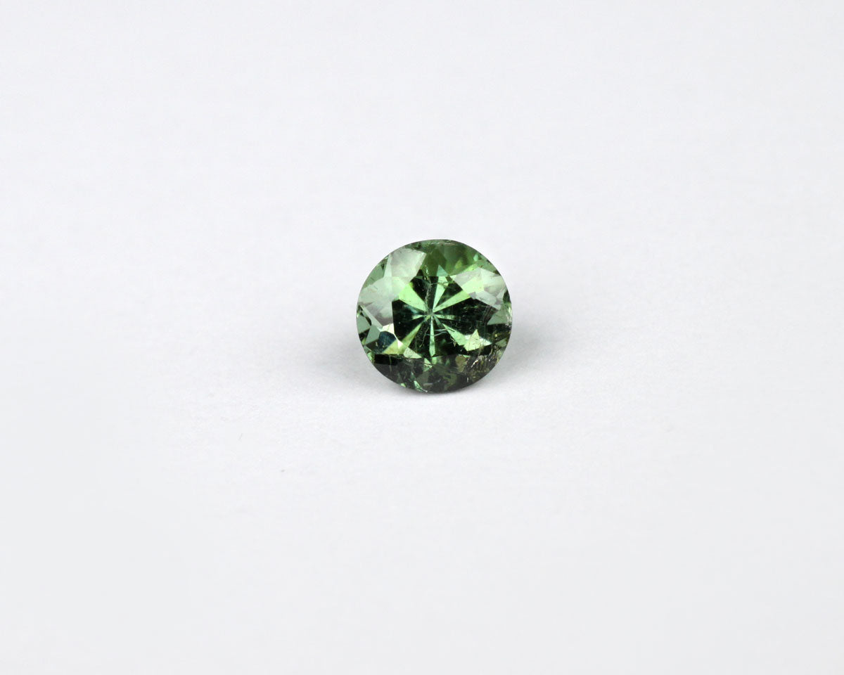 Tourmaline green round 4 mm 0.33 ct