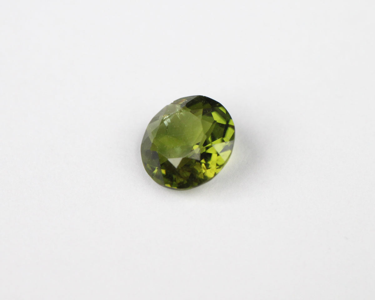 Turmalin rund grön 5 mm 0,37 ct
