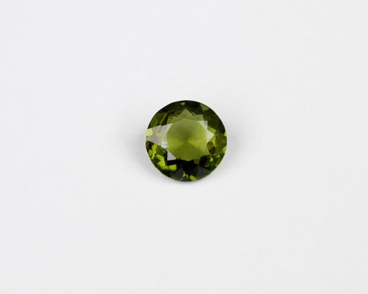 Turmalin rund grön 5 mm 0,37 ct