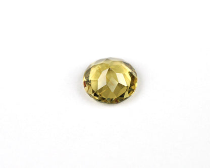 Tourmaline round yellow 5 mm 0.41 ct