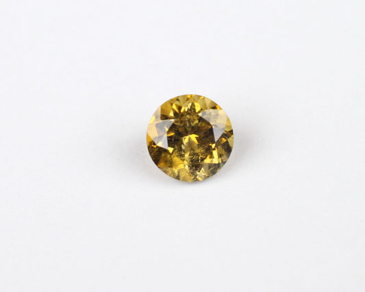 Turmalin rund gul 5 mm 0,56 ct