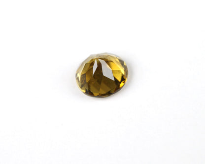 Tourmalin round yellow 5 mm 0.56 ct