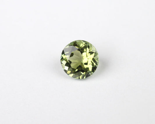 Turmalingrön rund 4 mm 0,3 ct