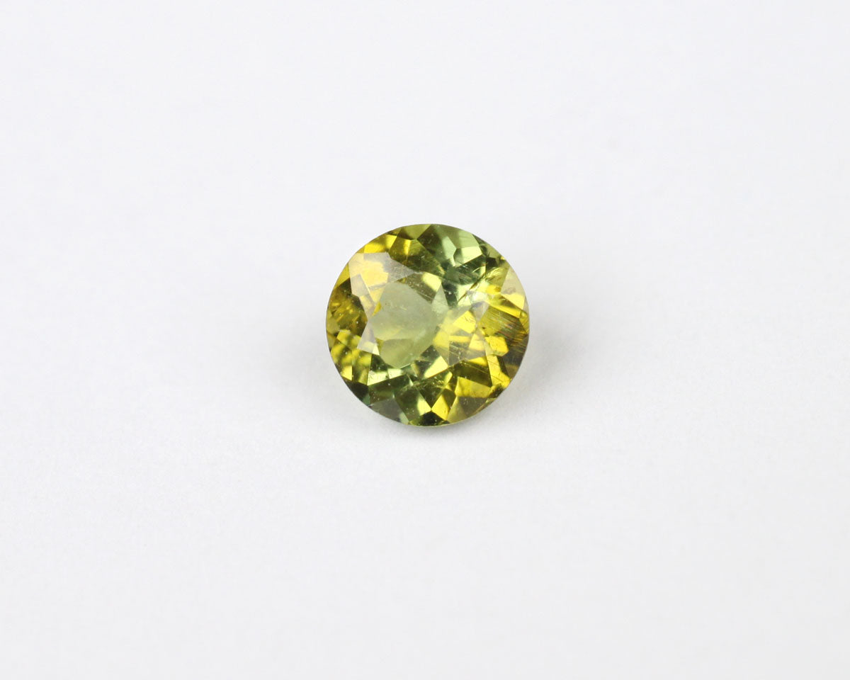 Tourmaline green round 4 mm 0.28 ct