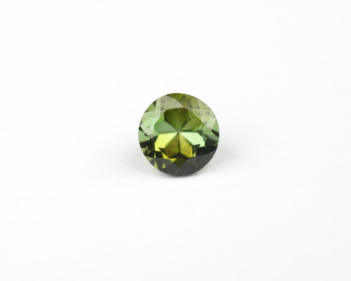 Tourmaline green round 4 mm 0.35 ct