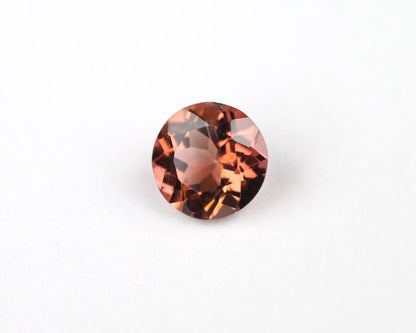 Turmalin orange rund 5 mm 0,41 ct