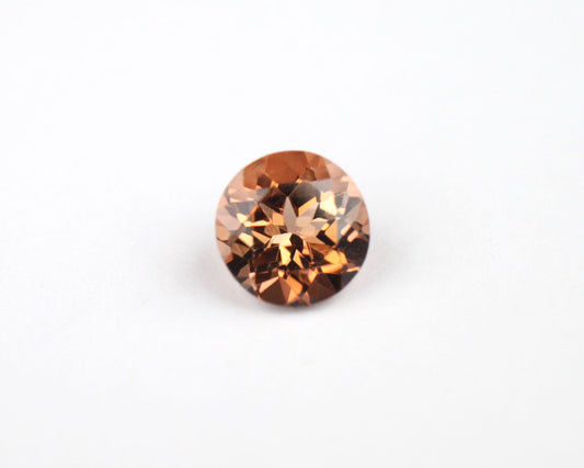 Tourmaline orange round 5 mm 0.44 ct