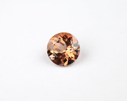Turmalin orange rund 5 mm 0,44 ct