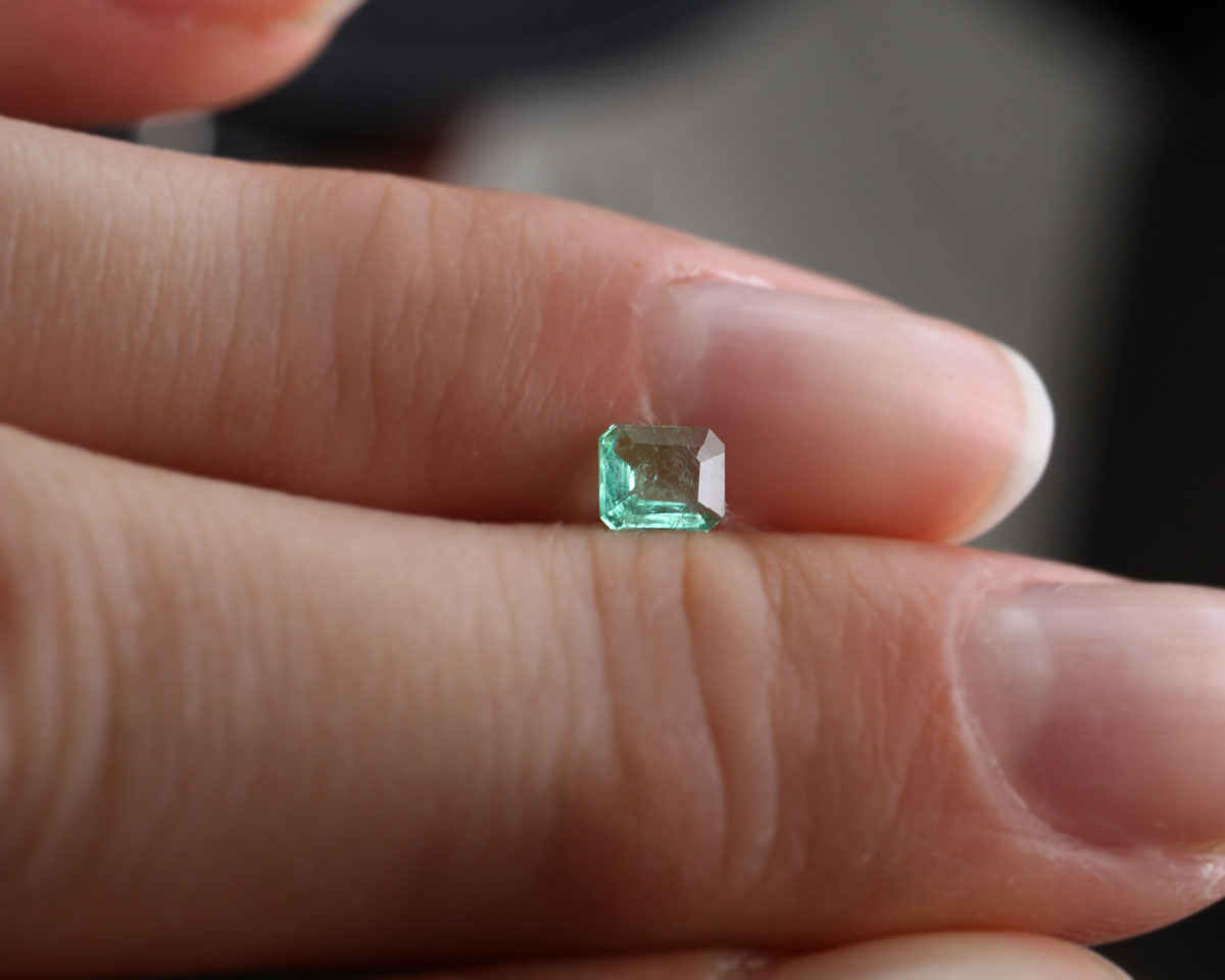 Shakiso Smaragd rektangel 0,2 ct