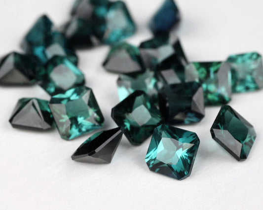 Turmalin grönblå 4,5 mm 0,4 ct