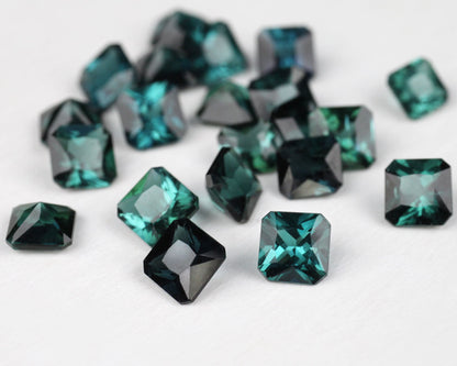 Turmalin grönblå 4,5 mm 0,4 ct