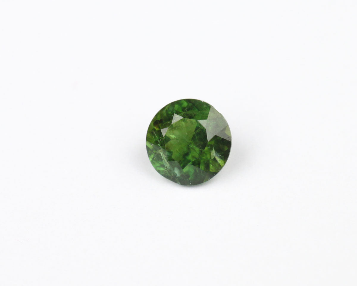 Tsavorit grön rund 5 mm 0,46 ct