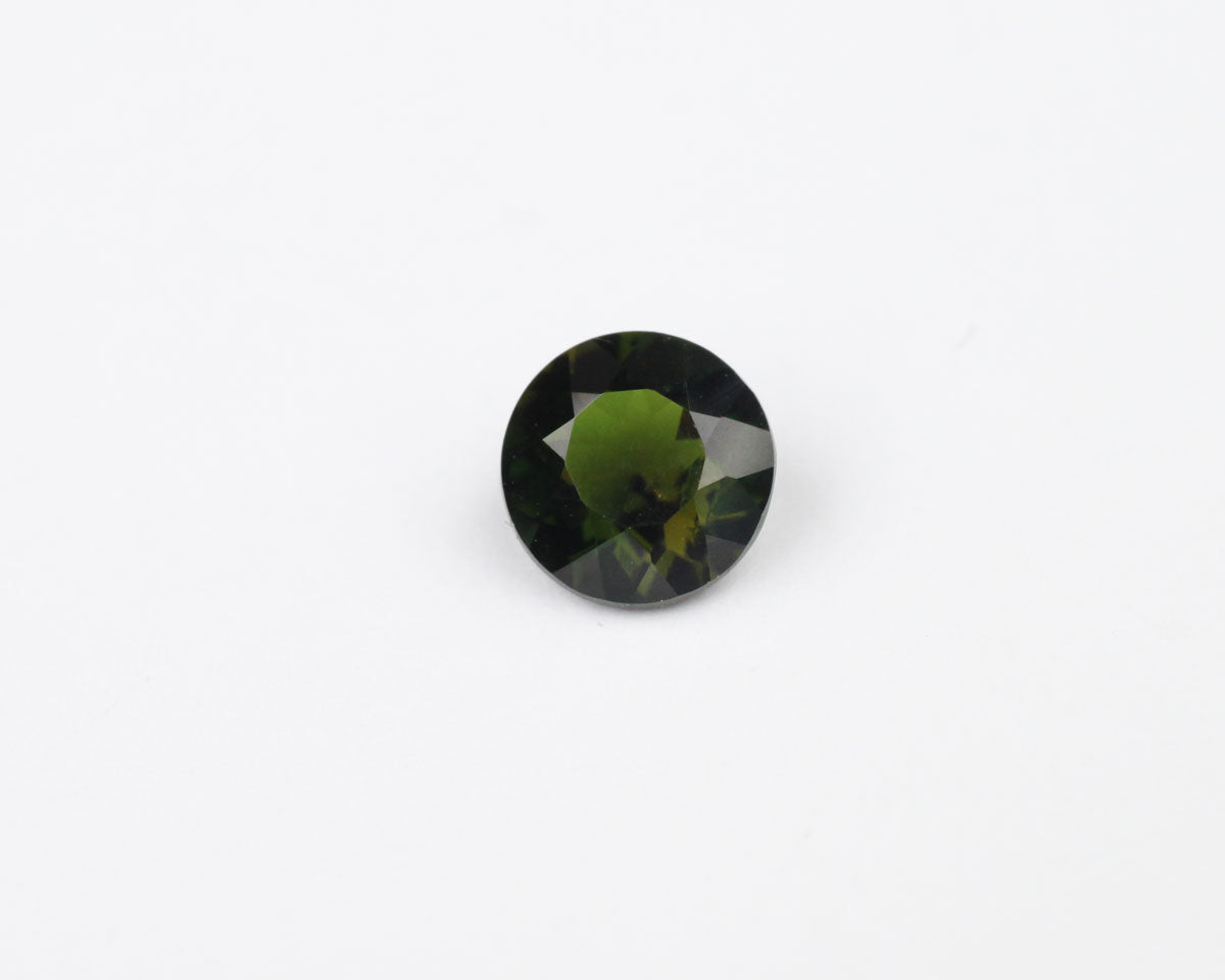 Turmalin grön rund 5 mm 0,47 ct