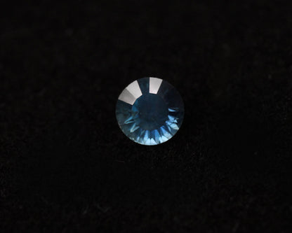 Blue sapphire round 0.36 ct