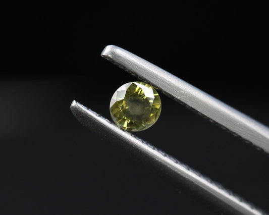 Grön diamant 0,12 ct