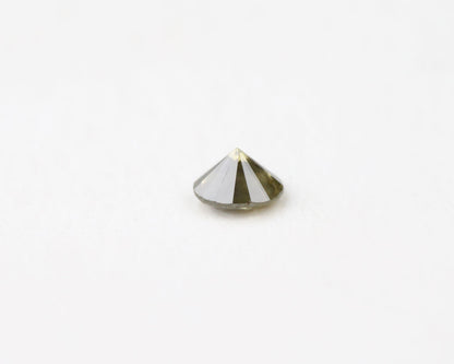 Green diamond  round 3 mm 0.12 ct