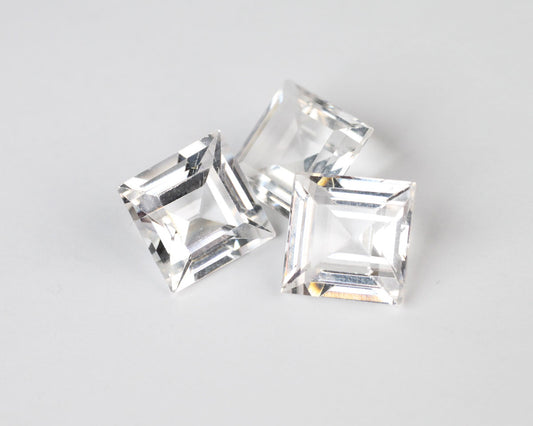 White Spinel square 3.6 ct