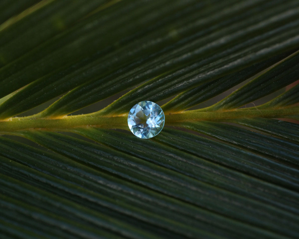 Topas swiss blå 3 mm 0,15 ct