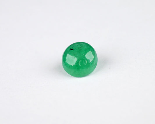 Cabochon cut Shakiso Emerald 6.5 mm 1.17 ct