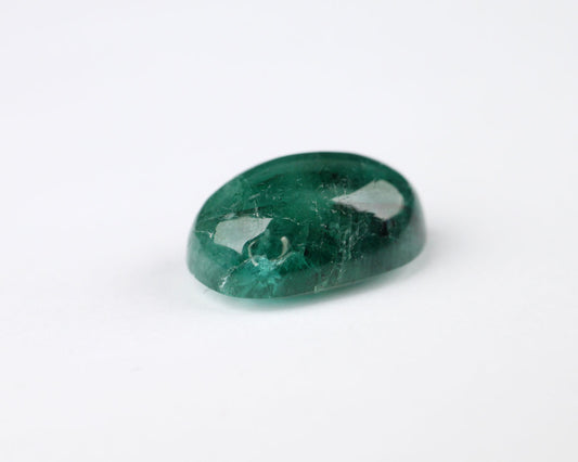 Cabochon cut Shakiso Emerald 11.6 mm 3.8 ct
