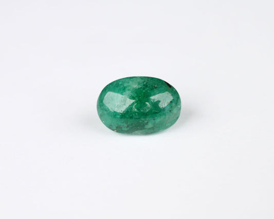 Cabochon cut Shakiso Emerald 10mm 2.6 ct