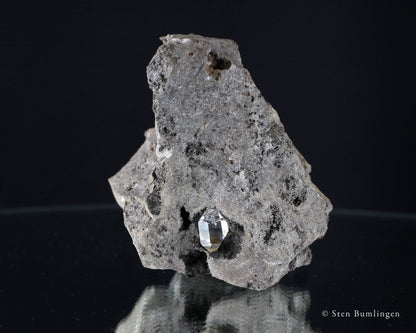 Herkimer diamant i stenmatris