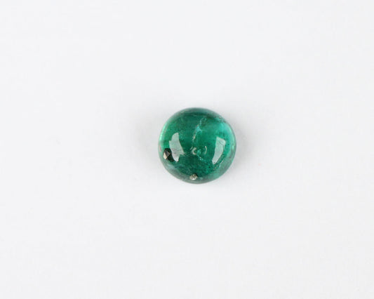 Cabochon cut Shakiso Emerald round 5 mm 0.55 ct